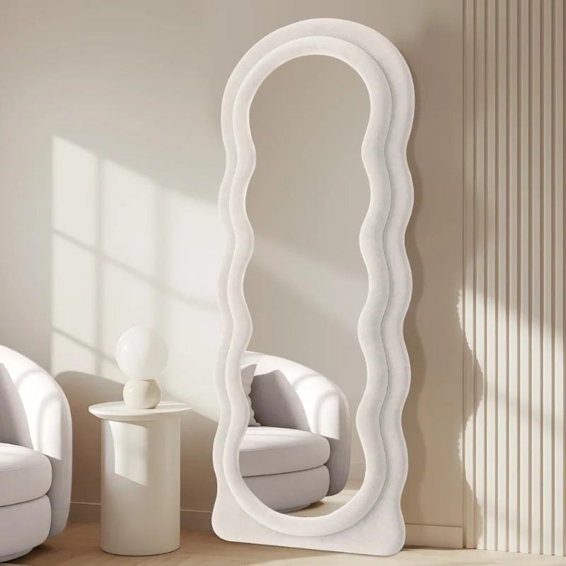 Arch Mirror Leaning - 전신 거울 63x24 아치형 웨이브 바디