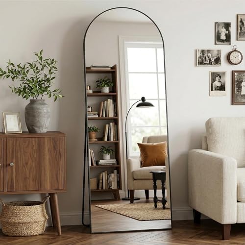 Arch Mirror Leaning - 아치형 전신 거울 58 x 18인치,