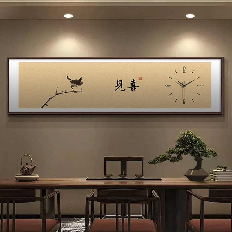 Interior Design Vintage Modern - 빈티지 대형 시계 벽 인테리어 아트