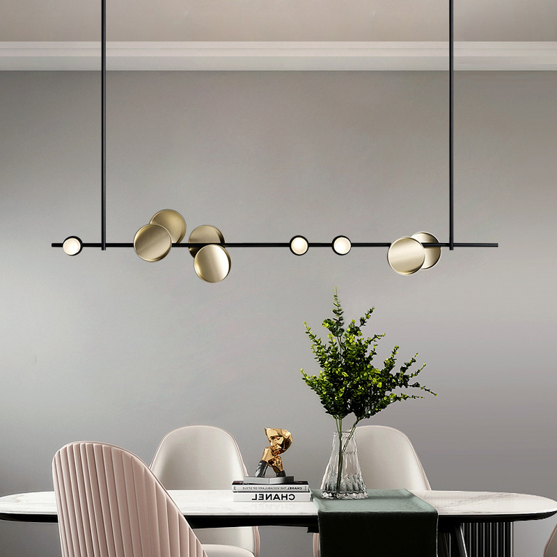 Interior Design Kitchen And Living Room - 현대 미니멀리스트 장식 천장 샹들리에 램프