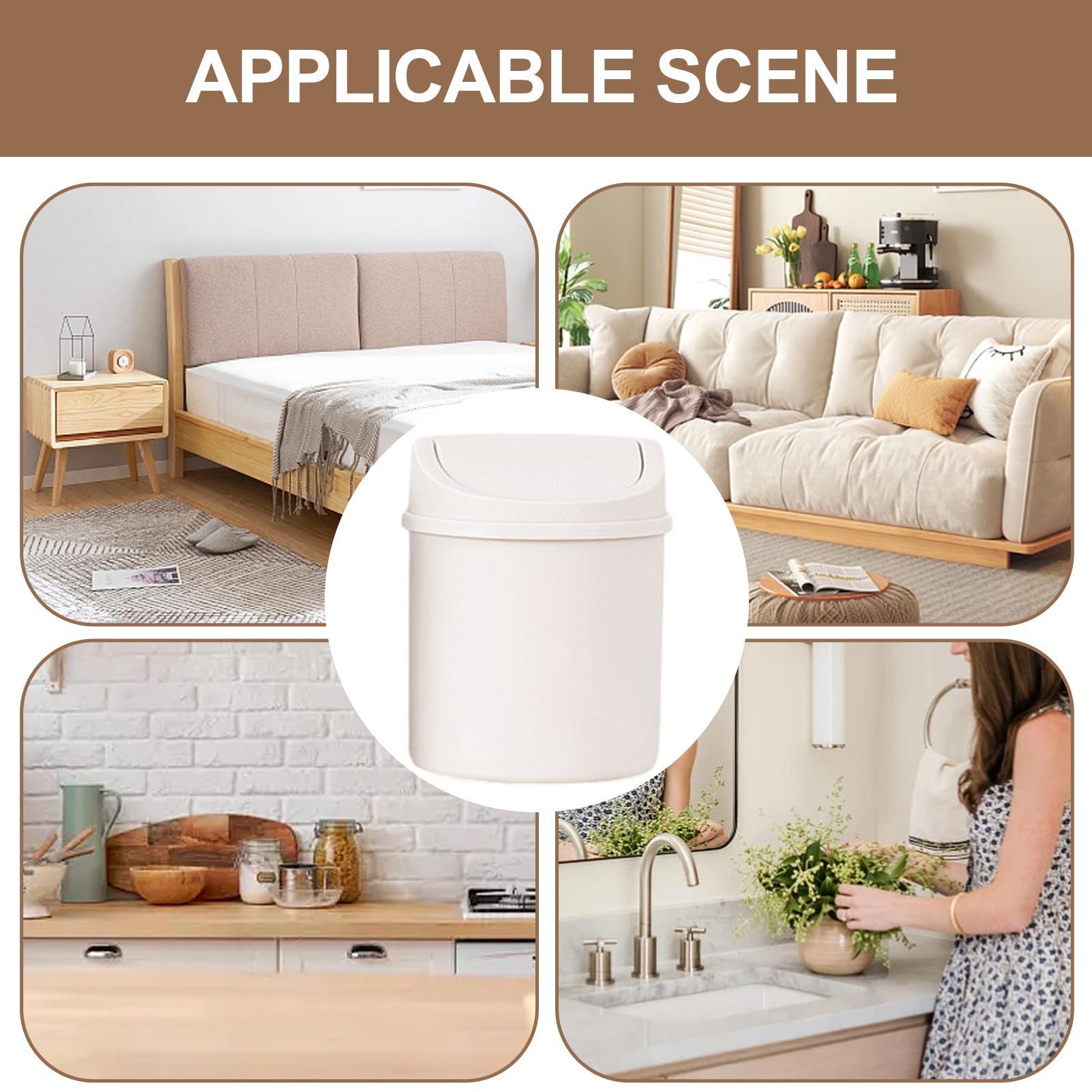 미니 쓰레기통 데스크탑 휴지통 테이블 쓰레기통 롤 스윙 - Interior Design Your Home 리뷰 및 가격