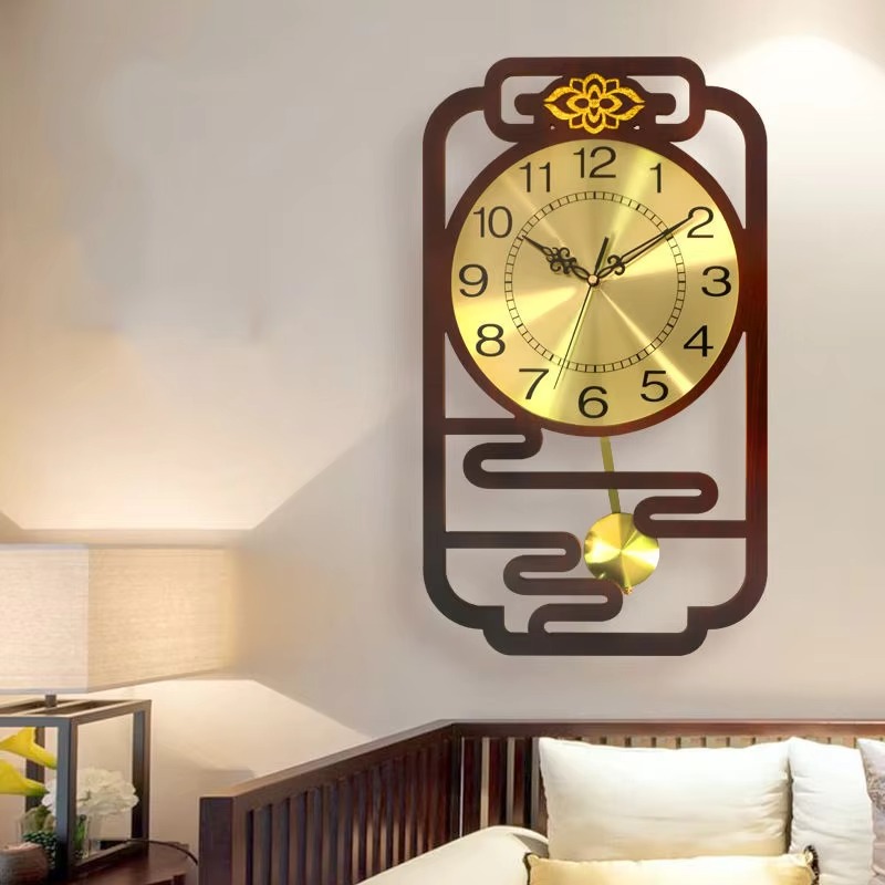 스윕 무브먼트 벽시계 나무 소재 독특한 디자인 빈티지  - Interior Design Vintage Modern 리뷰 및 가격