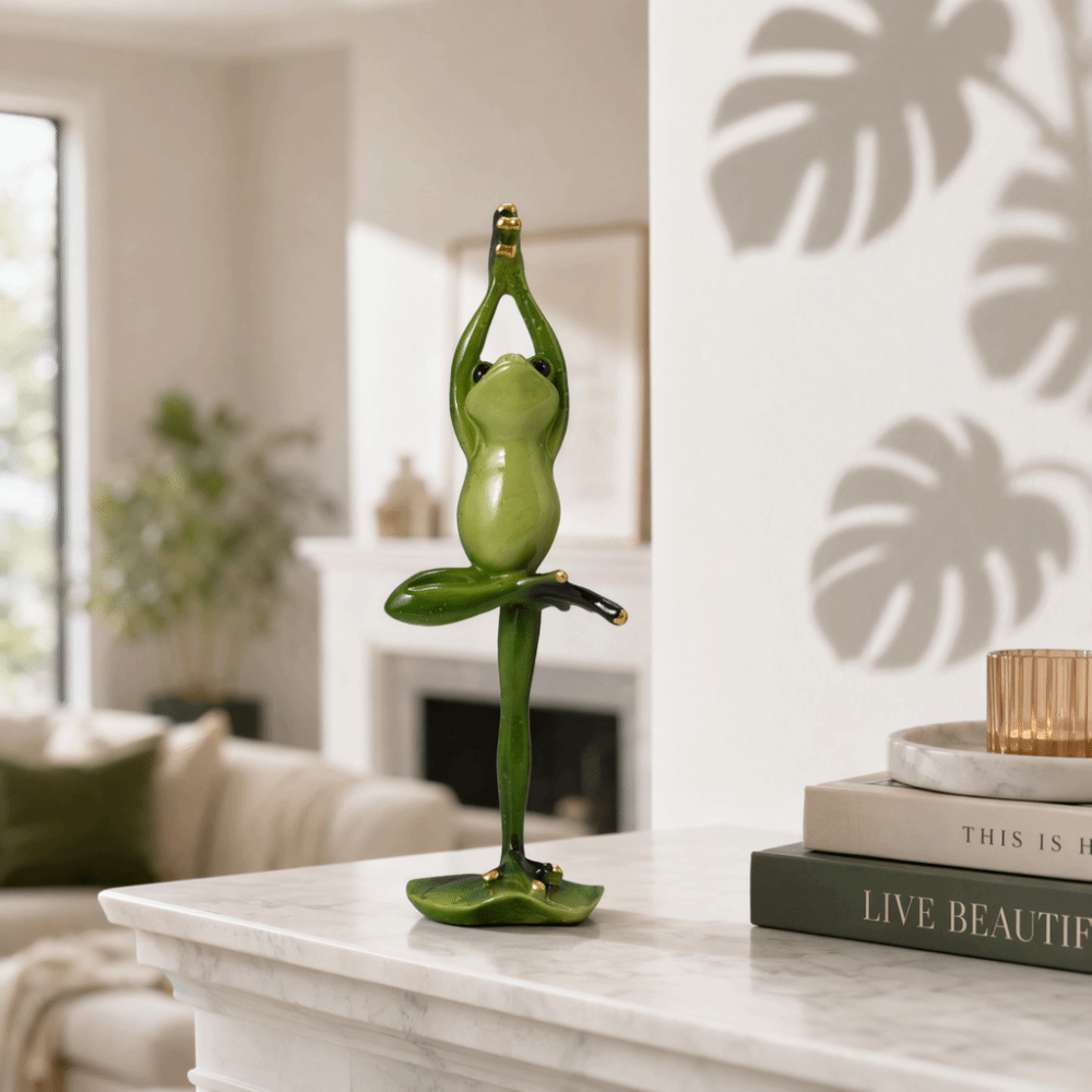 레진 요가 포즈 양서류 레진 피규어 4가지 선택 가능한 - Interior Design Texture 리뷰 및 가격